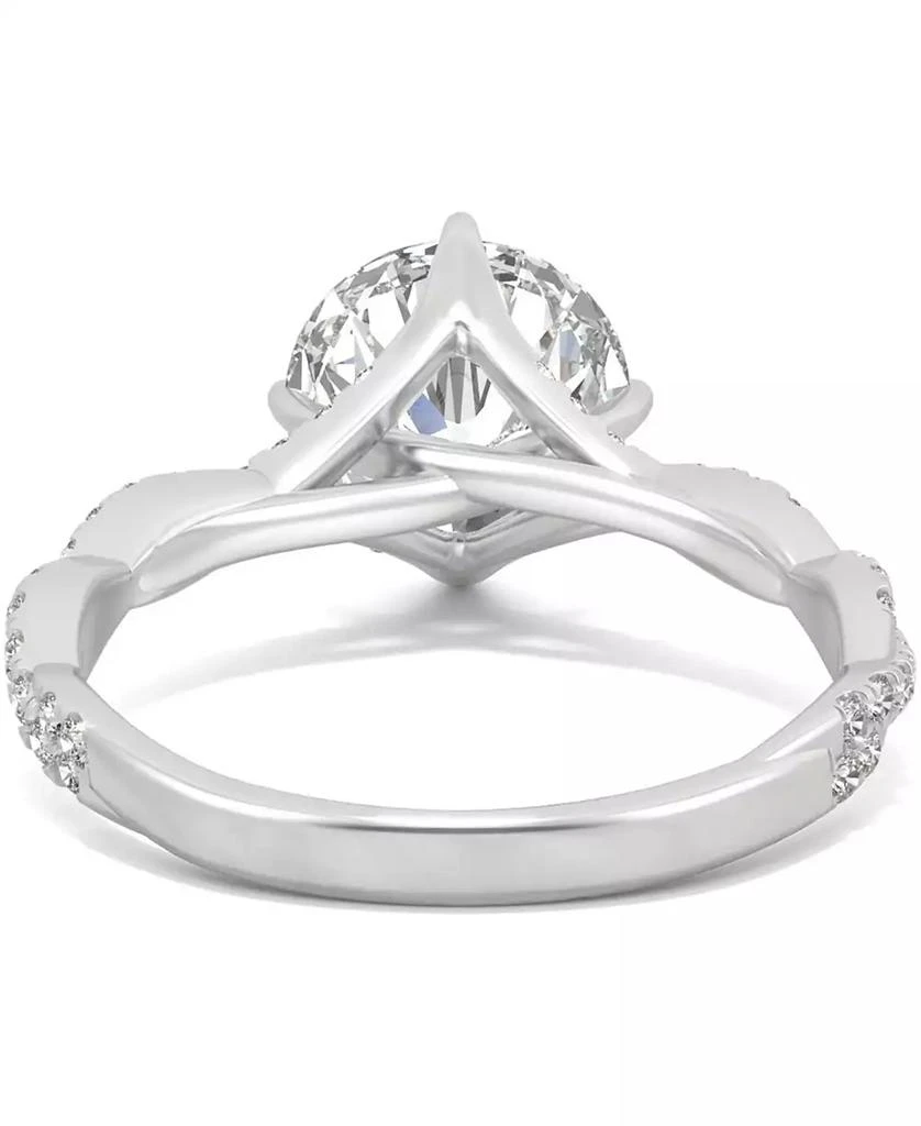 Moissanite Twist Engagement Ring (2-1/3 ct. t.w. DEW) in 14k White Gold 商品