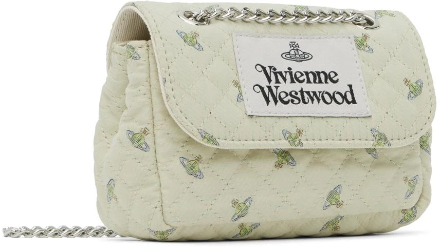 商品Vivienne Westwood|Beige Quilted Shoulder Bag,价格¥1825,第2张图片详细描述