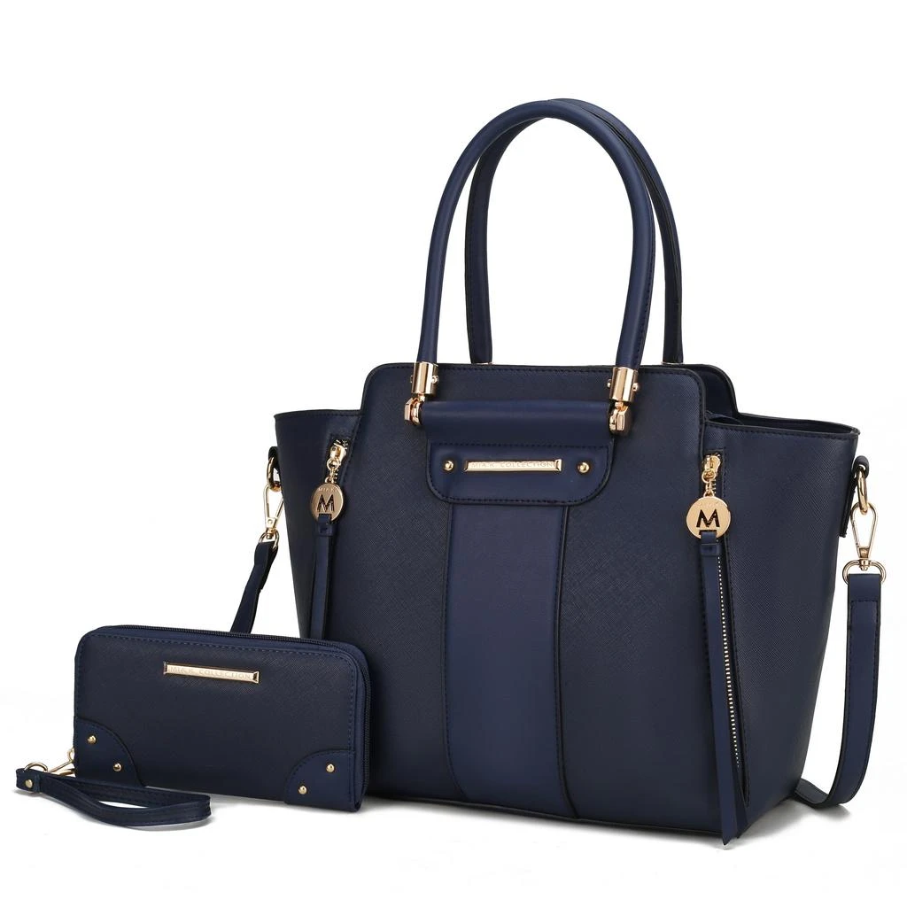 商品MKF Collection By Mia K.|Eliana Vegan Leather Women’s Tote Bag with wallet,价格¥571,第1张图片详细描述