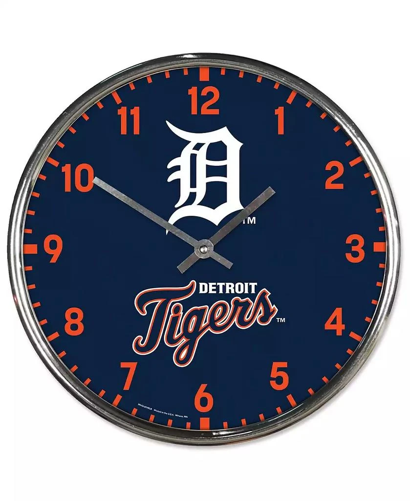 商品Wincraft|Detroit Tigers Chrome Wall Clock,价格¥261,第1张图片