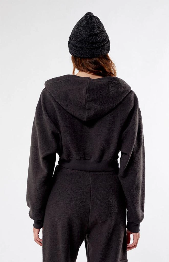 商品PacSun|Cozy Double Zip Cropped Hoodie,价格¥94,第3张图片详细描述