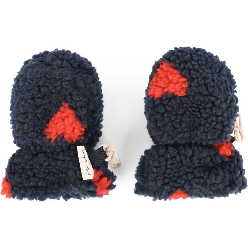 商品Konges Sløjd|Grizz teddy baby mittens in black,价格¥387,第2张图片详细描述