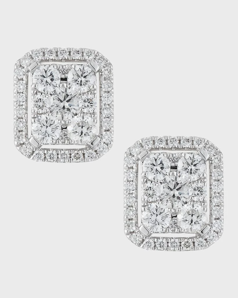 商品BELPEARL|18k White Gold Diamond & Pearl Convertible Earrings,价格¥42466,第3张图片详细描述