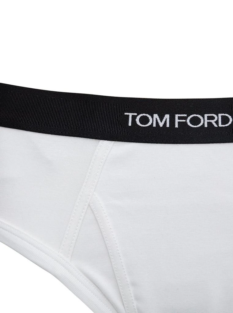 商品Tom Ford|Tom Ford Logo Embroidered Briefs,价格¥146-¥281,第3张图片详细描述