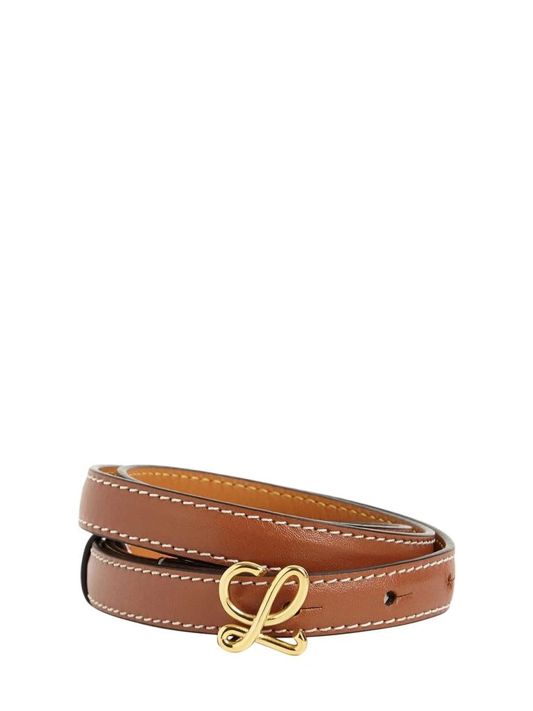 商品Loewe|1.5cm Leather Logo Belt,价格¥2985,第1张图片