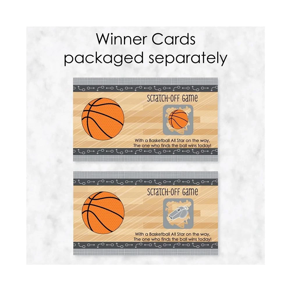 商品Big Dot of Happiness|Nothin' but Net - Basketball - Party Game Scratch Off Cards - 22 Ct,价格¥112,第2张图片详细描述