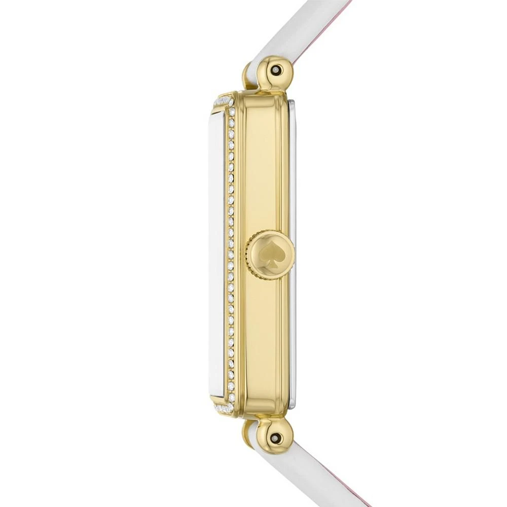 商品Kate Spade|Women's Rosedale Three Hand White Pro-Planet Leather Watch 32mm,价格¥1717,第2张图片详细描述