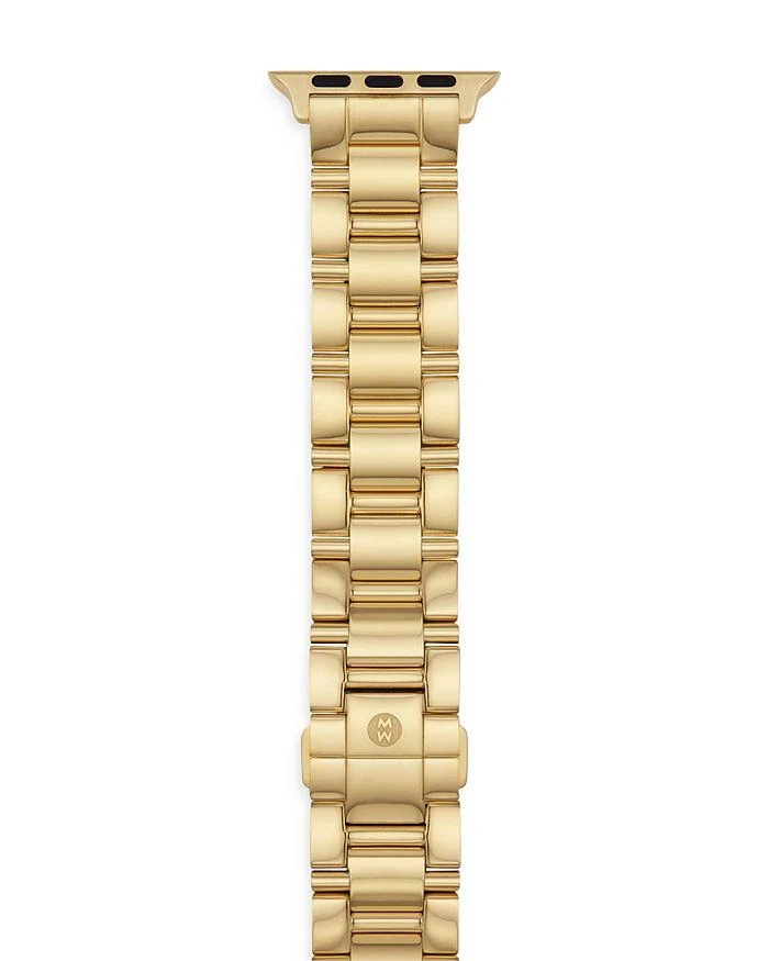 商品Michele|Apple Watch® Gold Tone Stainless Steel Interchangeable Bracelet, 38-45mm,价格¥6718,第3张图片详细描述
