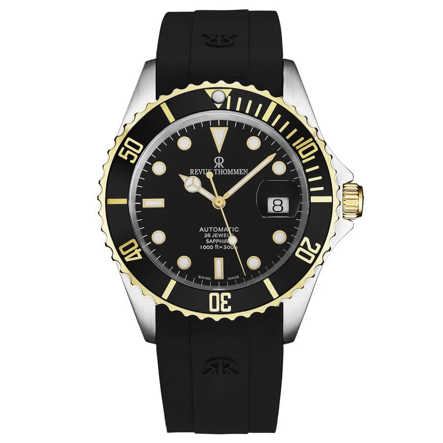 商品Revue Thommen|Diver Automatic Black Dial Men's Watch 17571.2847,价格¥4499,第1张图片