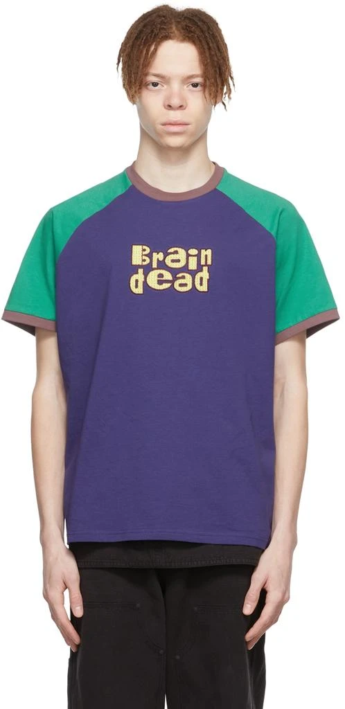 商品[国内直发] Brain Dead|Navy Cotton T-Shirt,价格¥329,第1张图片