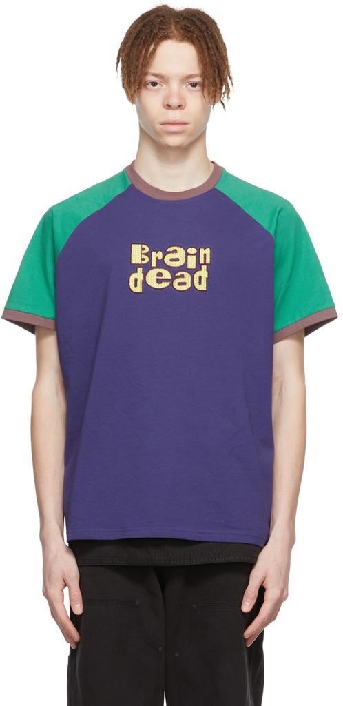 商品[国内直发] Brain Dead|Navy Cotton T-Shirt,价格¥488,第1张图片
