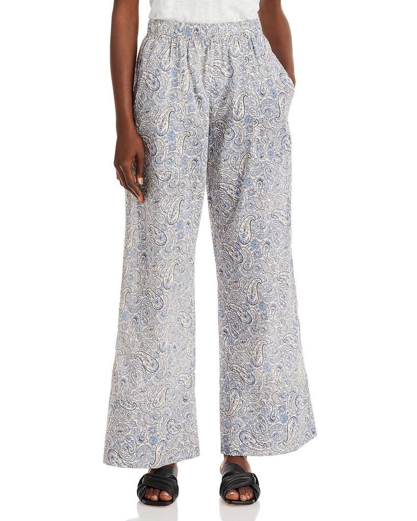 商品VANESSA BRUNO|Paisley Cotton Wide Leg Pants,价格¥1878,第1张图片