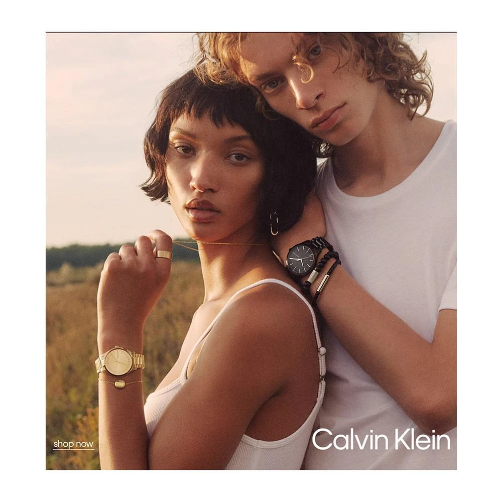 商品Calvin Klein|Gold-Tone Bracelet Watch 35mm,价格¥1351,第4张图片详细描述