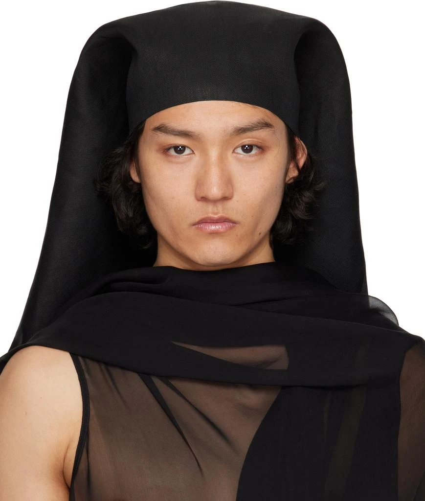 商品Rick Owens|Black Hollywood Wig Hat,价格¥1887,第1张图片