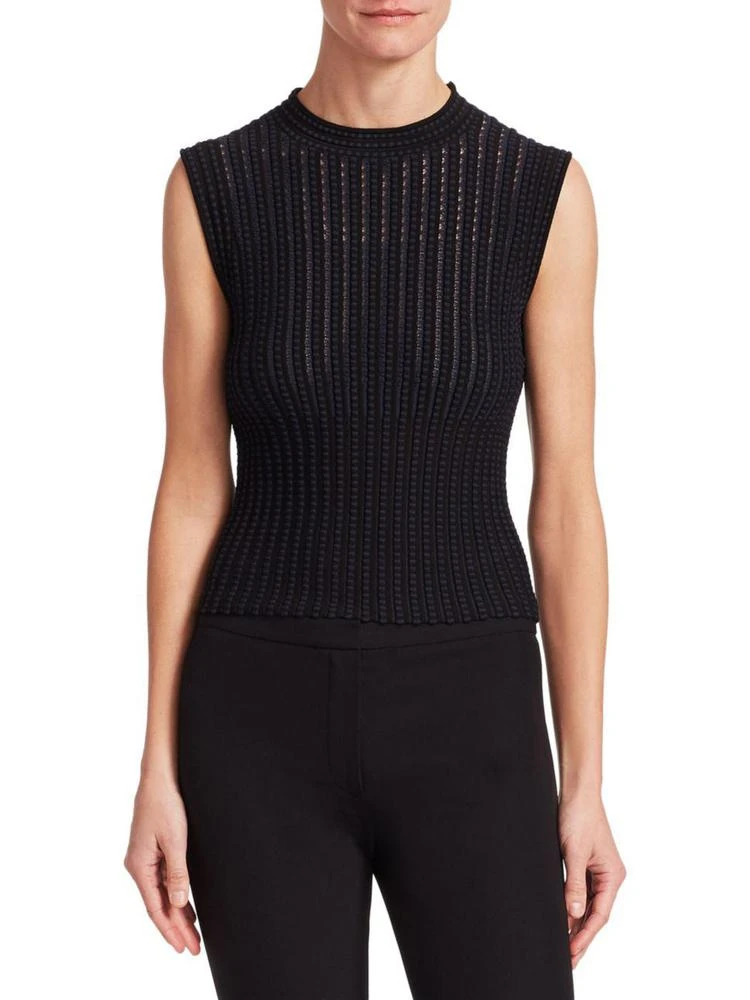 商品Theory|Novelty Check Sleeveless Sweater,价格¥613,第1张图片