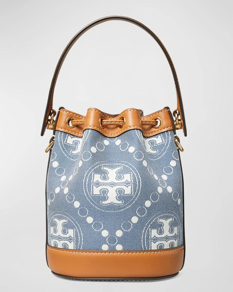 商品Tory Burch|T Monogram Mini 水桶包,价格¥1423,第5张图片详细描述