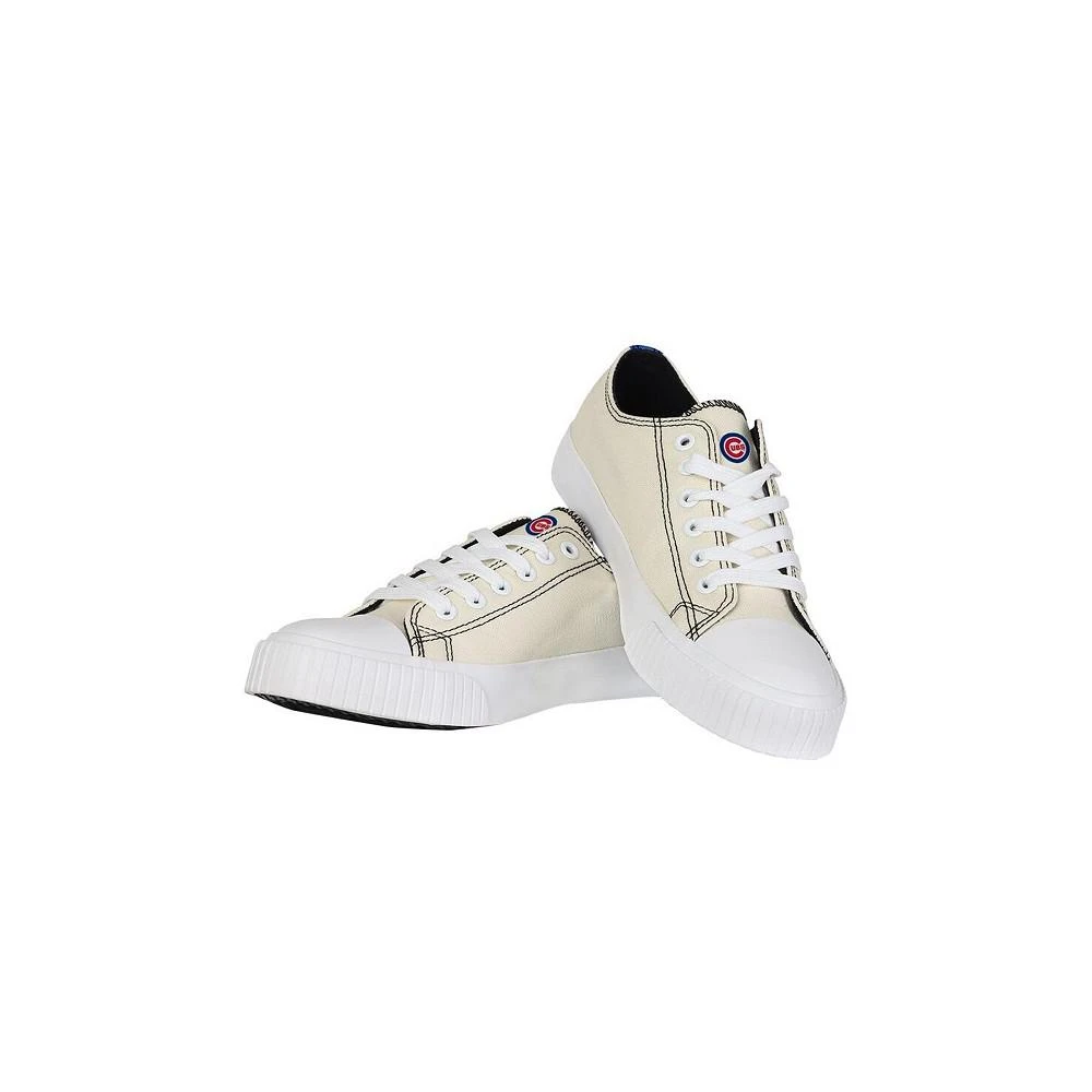 商品FOCO|Women's Cream Chicago Cubs Low Top Canvas Shoes,价格¥448,第2张图片详细描述