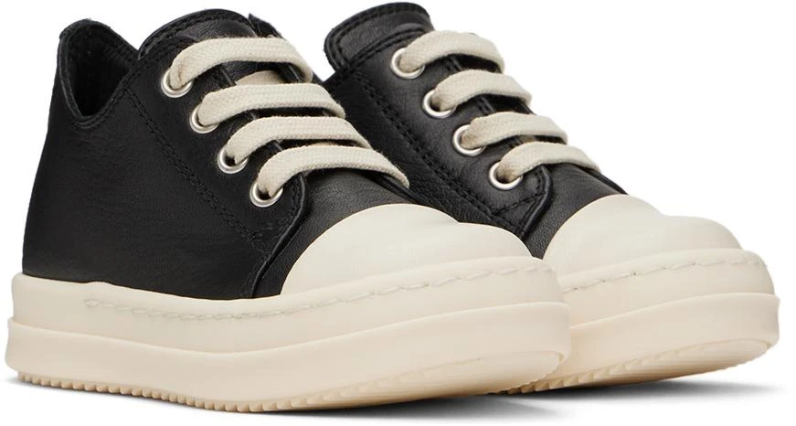 商品Rick Owens|Baby Black Low Sneakers,价格¥2642,第4张图片详细描述