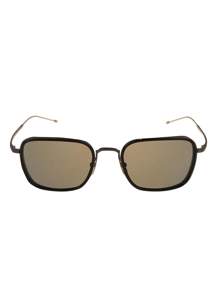 商品Thom Browne|Thom Browne Top Bar Detail Square Sunglasses,价格¥5014,第1张图片