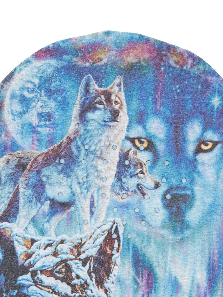 商品BLACK BRAND LOS ANGELES|Wolf Mountain Print Hooded Face Mask,价格¥154,第2张图片详细描述
