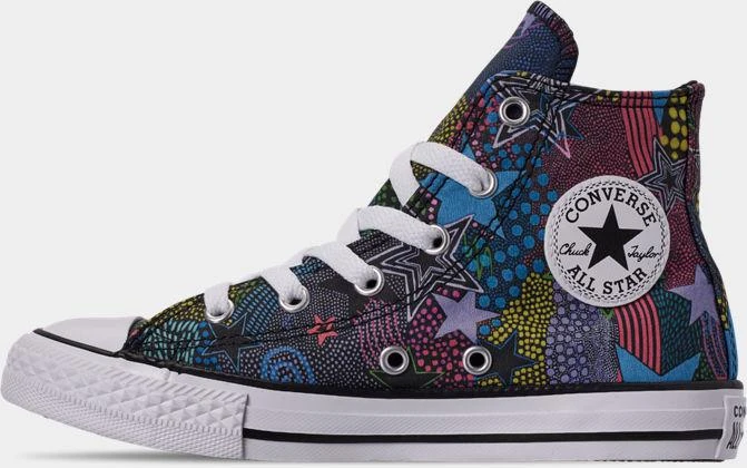 商品Converse|Girls' Little Kids' Converse Chuck Taylor High Top Glitter Casual Shoes,价格¥297,第4张图片详细描述