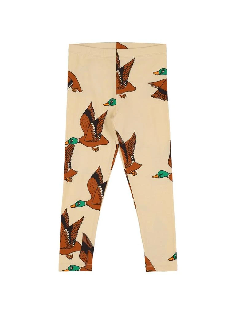 商品Mini Rodini|Goose Print Organic Cotton Leggings,价格¥239,第1张图片