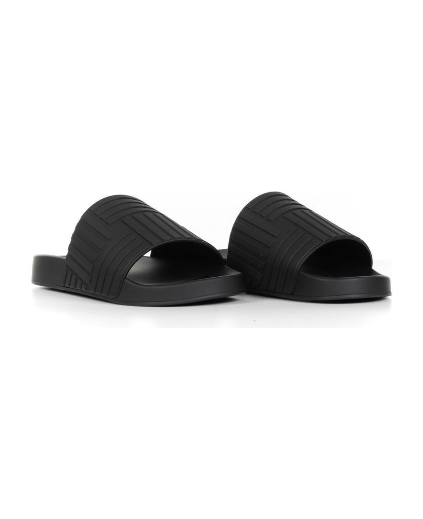 商品Bottega Veneta|Slides In Black Rubber,价格¥2461,第4张图片详细描述