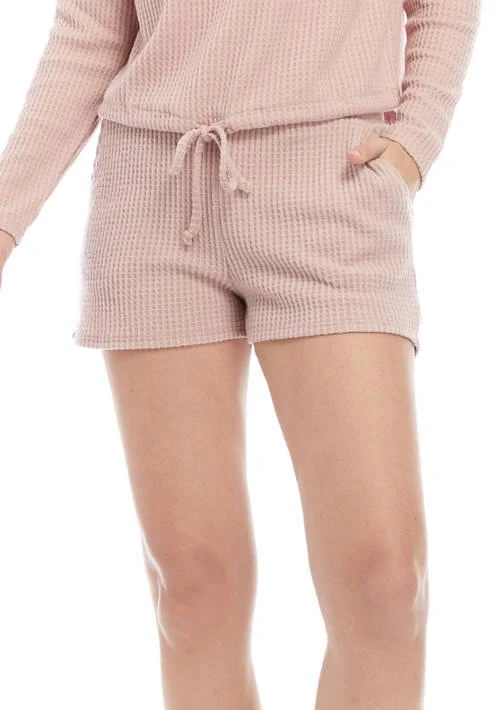 商品Love, Fire|Fire Waffle Hacci Knit Shorts,价格¥76,第1张图片