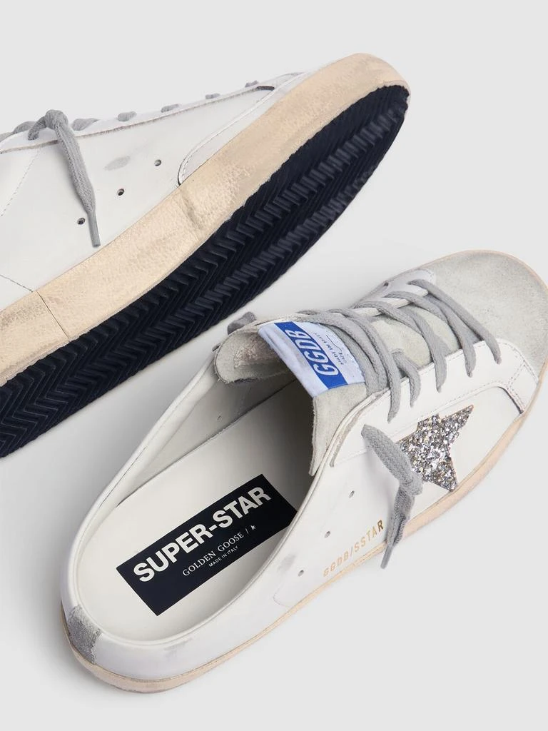 商品Golden Goose|20mm Super-star Leather Mule Sneakers,价格¥5132,第3张图片详细描述