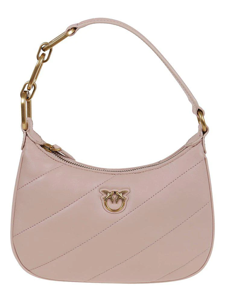 商品PINKO|Pinko Logo Plaque Quilted Mini Shoulder Bag,价格¥1621,第1张图片