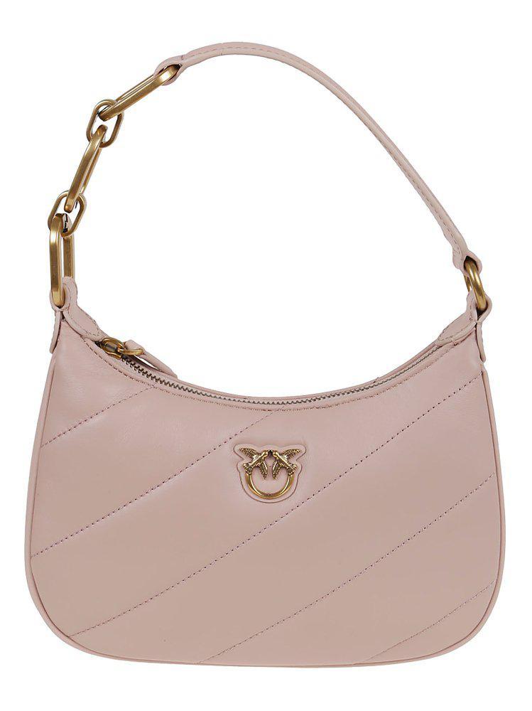 商品PINKO|Pinko Logo Plaque Quilted Mini Shoulder Bag,价格¥1708,第1张图片