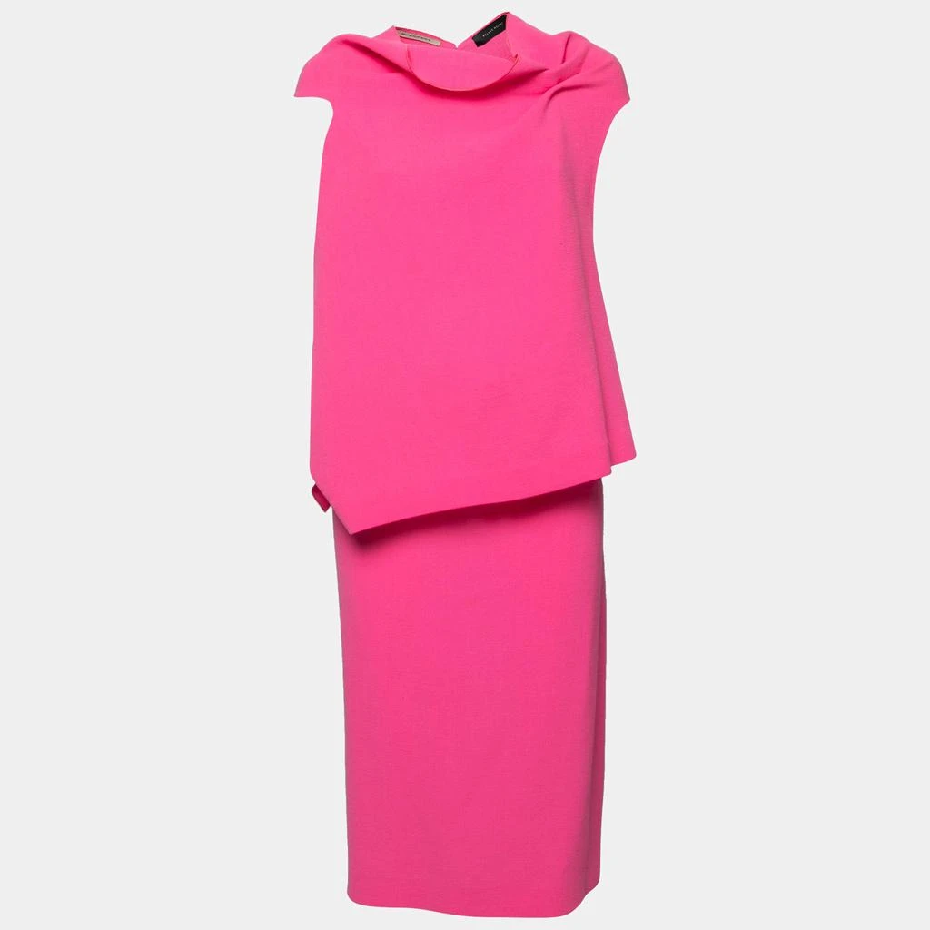 商品[二手商品] ROLAND MOURET|Roland Mouret Pink Crepe Asymmetrical Skirt Suit L ,价格¥1149,第1张图片