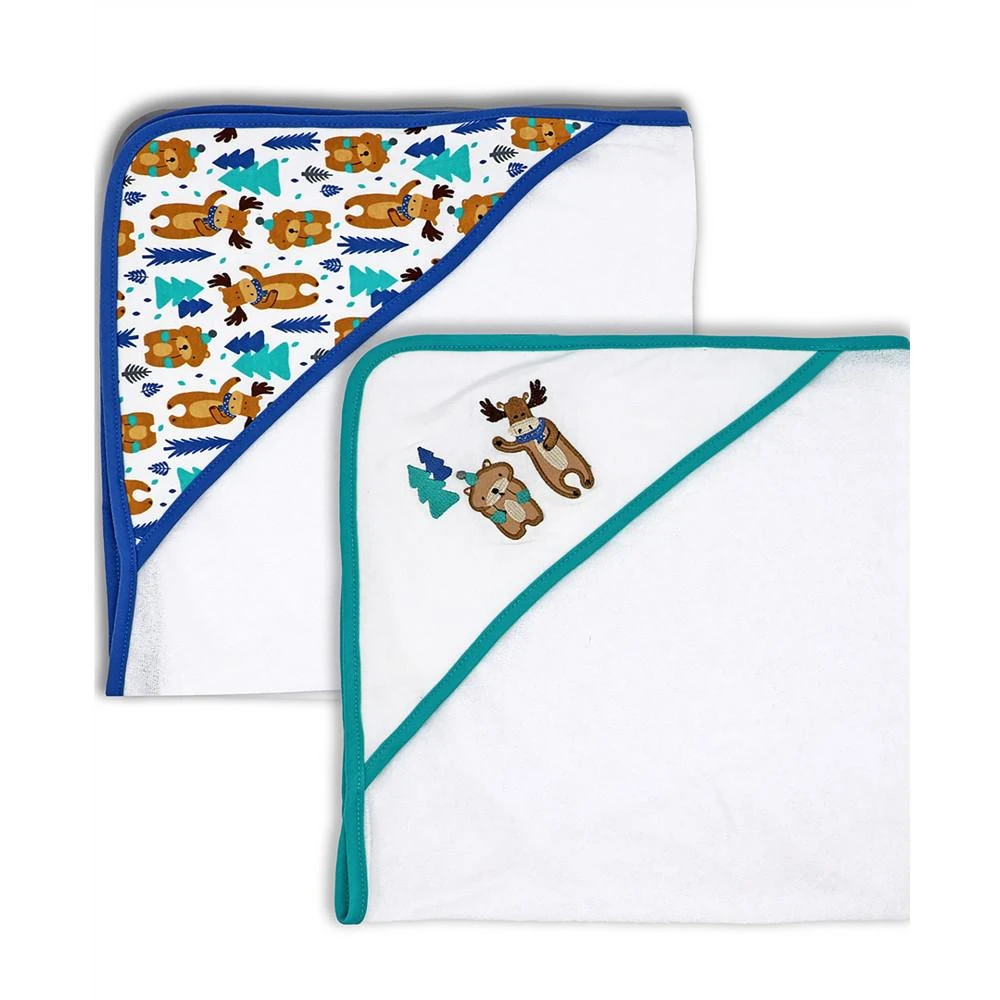 商品Baby Mode|Baby Boys Hooded Character Towel and Washcloth, 14 Piece Set,价格¥225,第3张图片详细描述