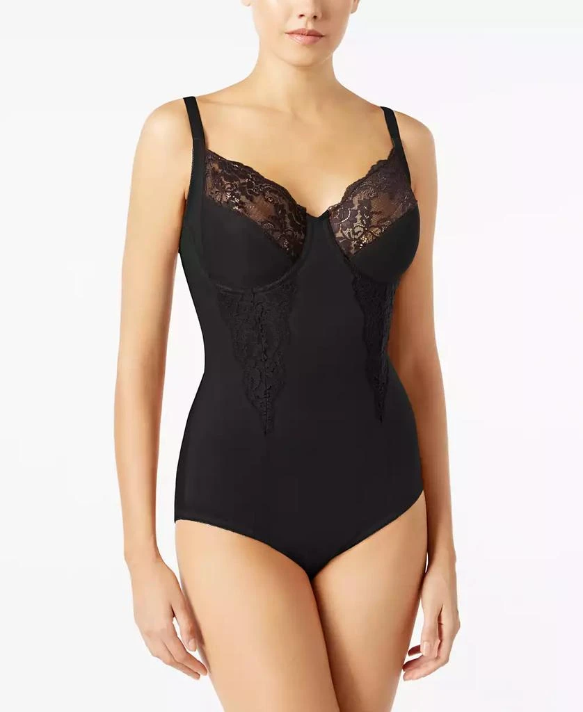 商品Maidenform|Women's Firm Control Embellished Unlined Shaping Bodysuit1456,价格¥284,第1张图片