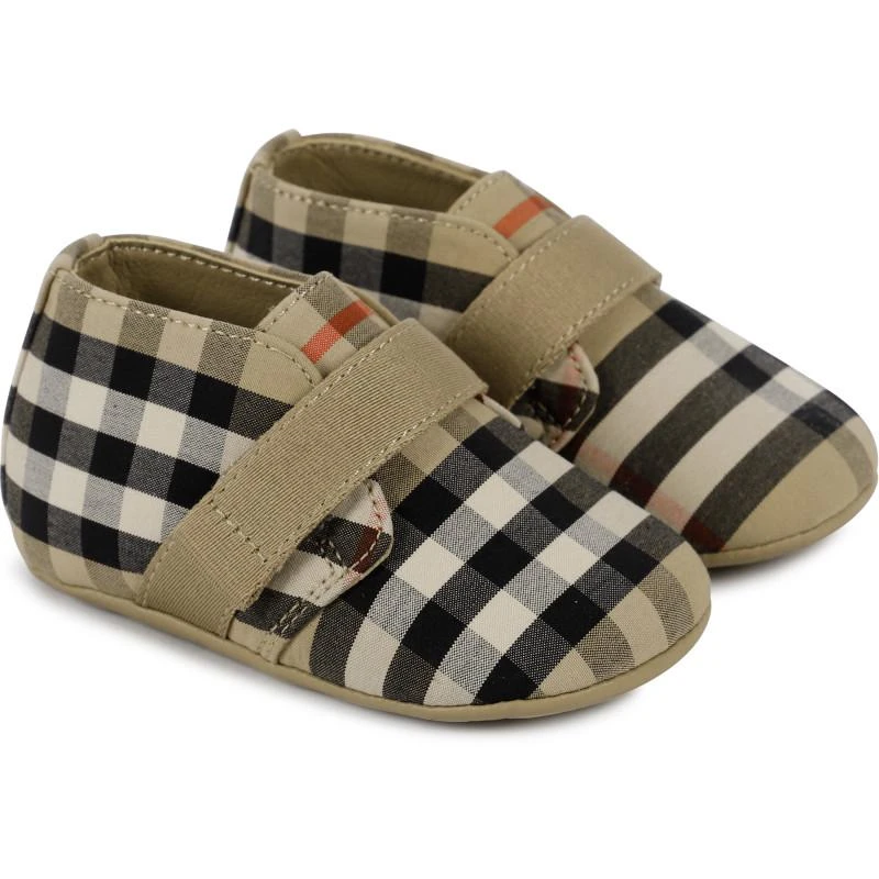 商品Burberry|Vintage check pre walkers in brown and beige,价格¥1892,第1张图片