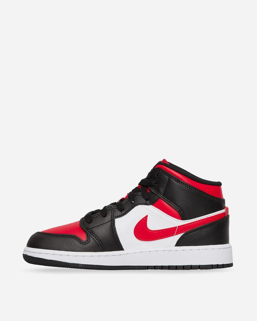 商品Jordan|Air Jordan 1 Mid (GS) Sneakers Black / Fire Red,价格¥716,第6张图片详细描述