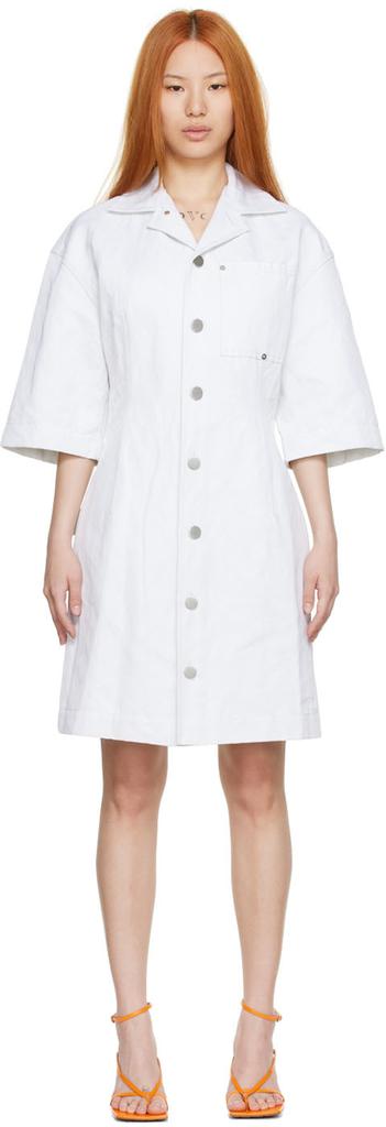 白色棉质连衣裙商品第1张图片规格展示