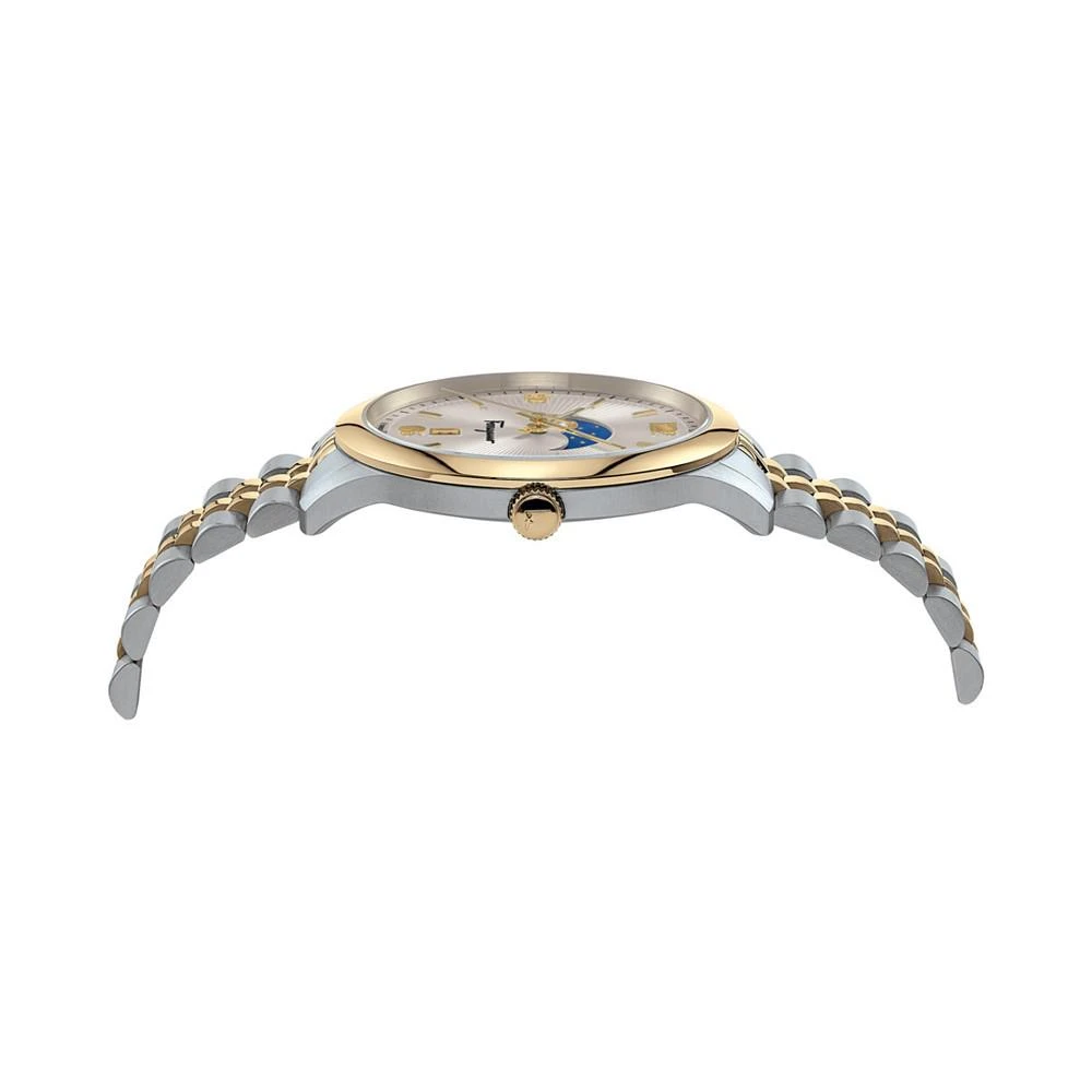 商品Salvatore Ferragamo|Men's Swiss Duo Two Tone Stainless Steel Bracelet Watch 40mm,价格¥6970,第2张图片详细描述