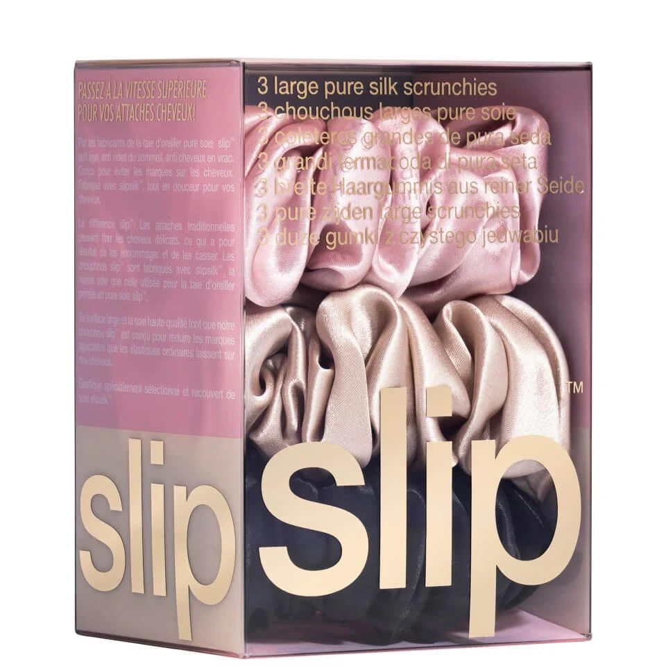 Slip Pure Silk 3-Pack Large Scrunchies 商品