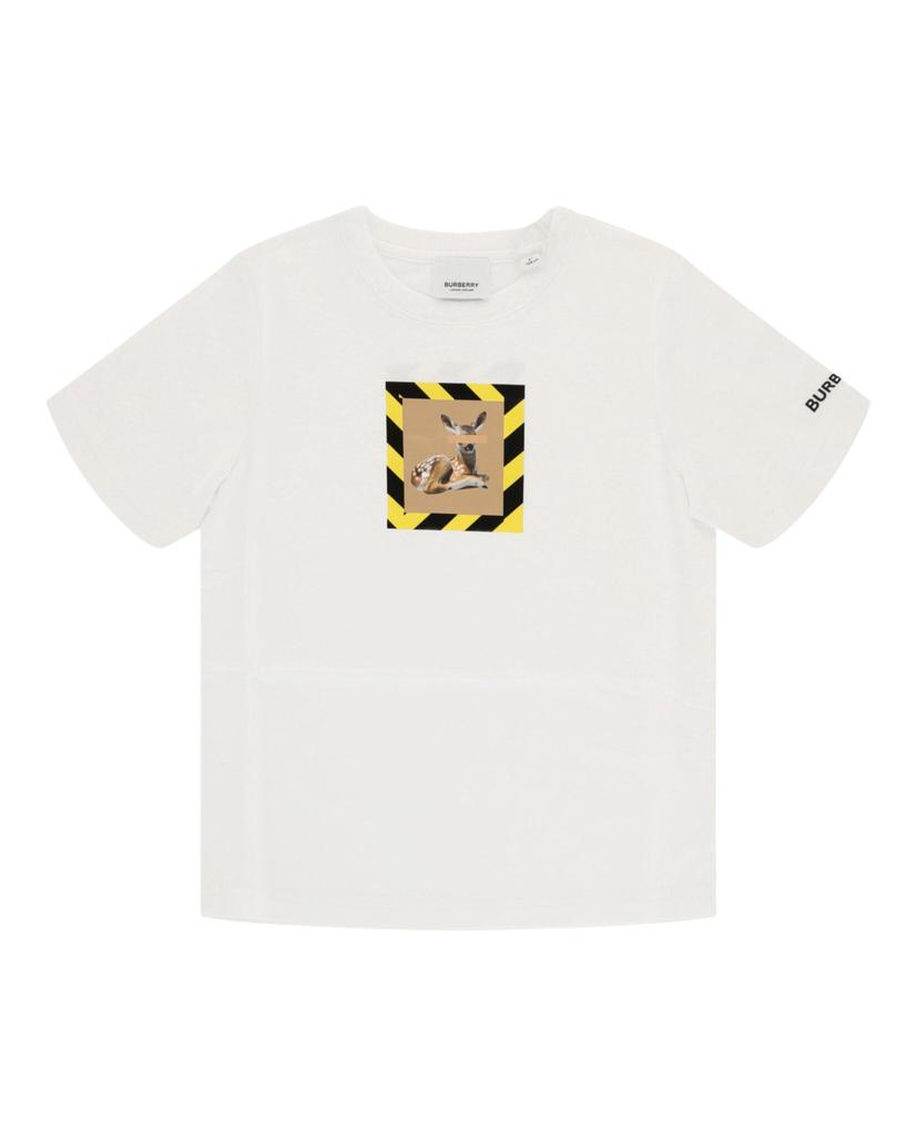 Kids Deer Print T-Shirt商品第1张图片规格展示
