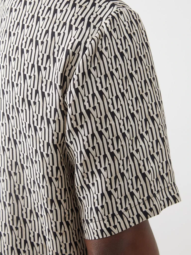 商品AMIRI|Logo print silk-twill shirt,价格¥5479,第3张图片详细描述