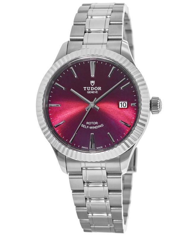商品Tudor|Tudor Style 38mm Burgundy Dial Stainless Steel Men's Watch M12510-0015,价格¥17015,第1张图片