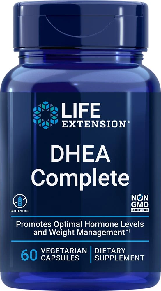 商品Life Extension|Life Extension DHEA Complete (60 Vegetarian Capsules),价格¥290,第1张图片