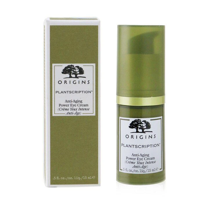 商品Origins|悦木之源  榆绿木青春紧弹眼部精华霜 Plantscription Anti-Aging Power Eye Cream 15ml/0.5oz,价格¥262,第2张图片详细描述