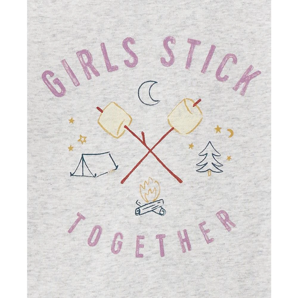 商品Carter's|Baby Girls 4-Pc. S'mores Snug-Fit Cotton Pajamas Set,价格¥124,第3张图片详细描述