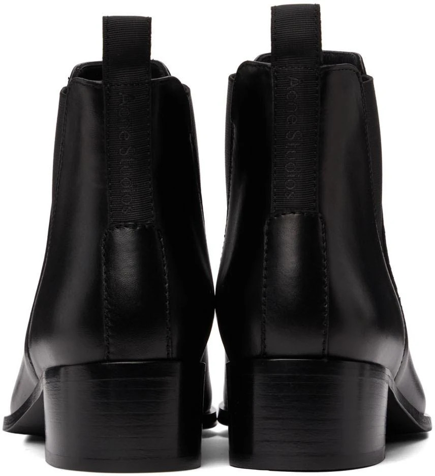 商品Acne Studios|Black Jensen Chelsea Boots,价格¥2971,第4张图片详细描述