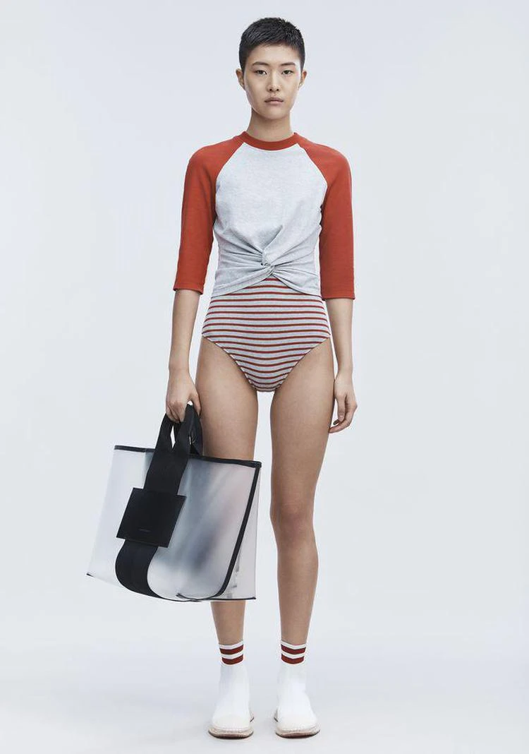 商品Alexander Wang|TWIST FRONT TOP,价格¥588,第1张图片
