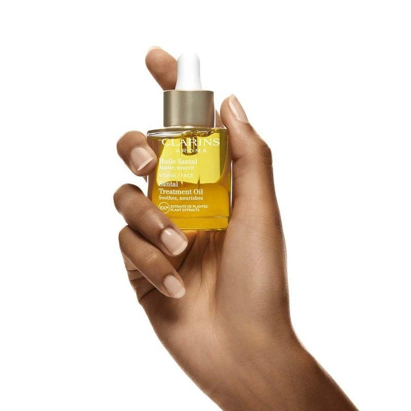 商品Clarins|欧洲直邮Clarins 娇韵诗 2022新版三檀舒颜面部护理油 30ml,价格¥525,第5张图片详细描述