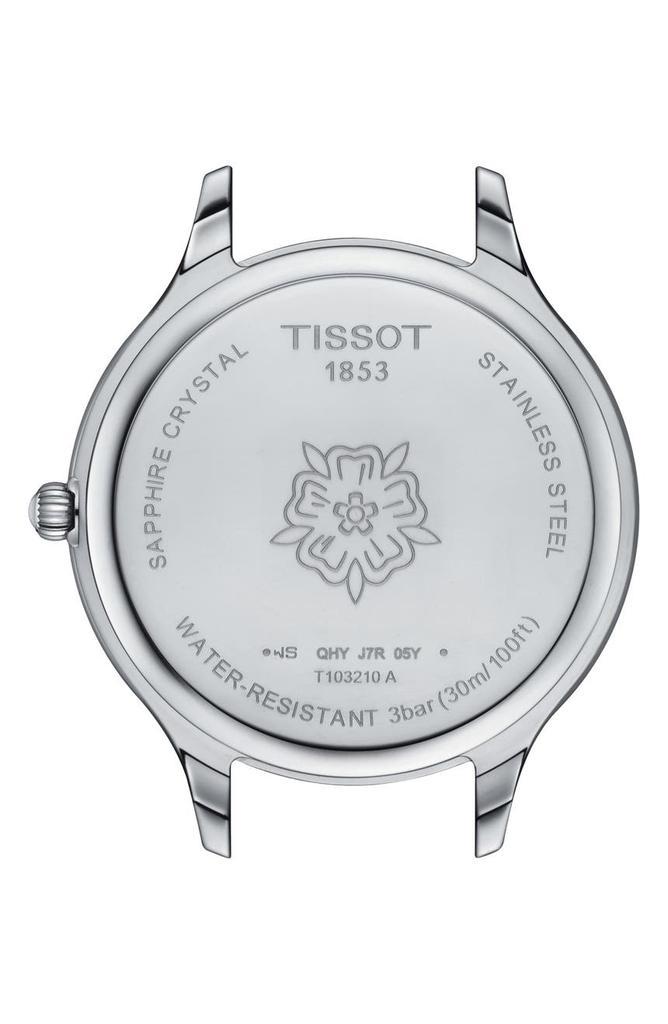 商品Tissot|Bella Ora Piccola Leather Strap Watch, 38mm,价格¥1143,第5张图片详细描述