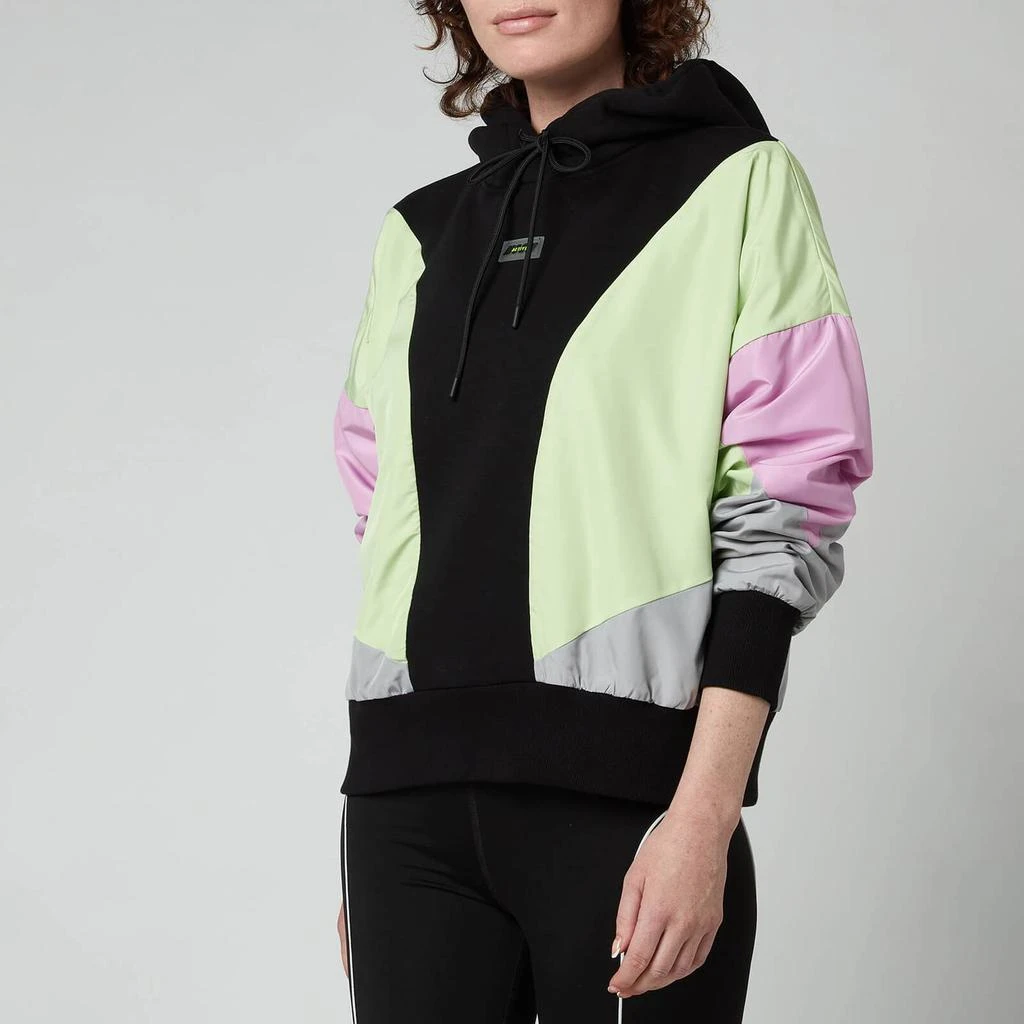 商品The Hut|MSGM ActiveWomen's Colourblock Sweatshirt - Black,价格¥248,第1张图片